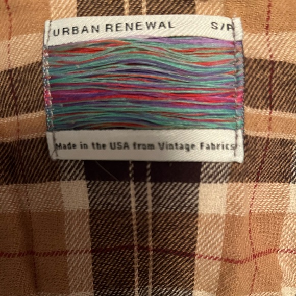 URBAN OUTFITTERS Urban Renewal Flannel Wrap Dress (Burberry Plaid type Pattern) - Picture 5 of 6